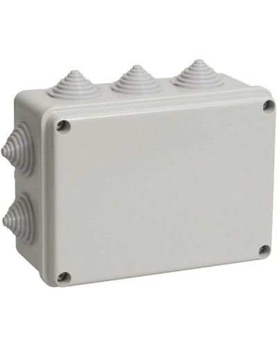 Коробка ОП 150х110х70мм, крышка, IP44, 10 гермовводов (SQ1401-1241). Распаячная коробка. TDM ЕLECTRIC в Смоленске