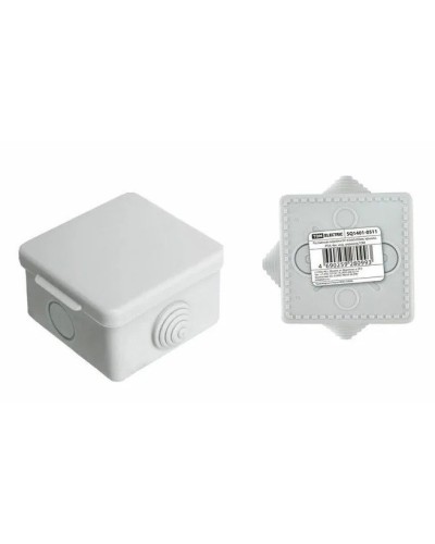 Коробка ОП 65х65х50мм, крышка,  IP54, 4вх. (SQ1401-0111). Распаячная коробка. TDM ЕLECTRIC в Смоленске