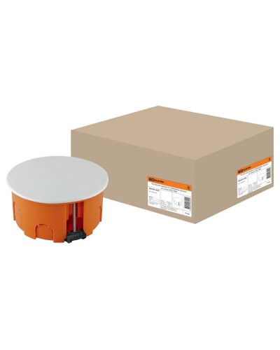 Распаячная коробка СП D80х40мм, крышка, пл. лапки, IP20, TDM (SQ1403-1025). Распаячная коробка СП. TDM ЕLECTRIC в Смоленске