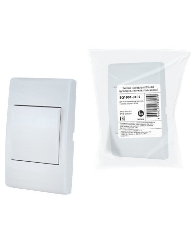 КП-Н-01 (SQ1901-0107). Кнопка для проводных звонков. TDM ЕLECTRIC в Смоленске