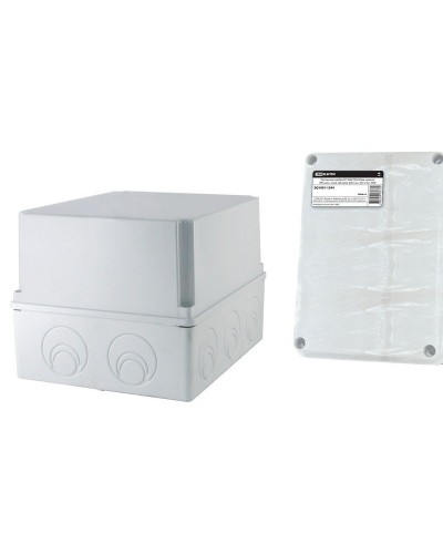 Коробка ОП 240х195х165мм, крышка, IP44, кабельные вводы d28-3шт, d37-2шт (SQ1401-1273). Распаячная коробка. TDM ЕLECTRIC в Смоленске