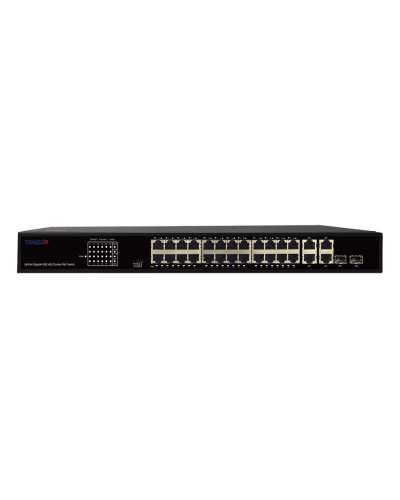 TR-NS14282C-370-24POE. Коммутатор с PoE. Trassir в Смоленске