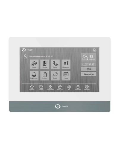 TI-4107AW. Монитор IP-видеодомофона цветной. True-IP в Смоленске