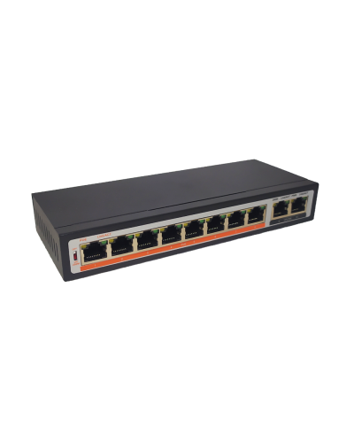 TI-208P. Коммутатор с питанием по PoE. True-IP в Смоленске