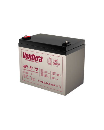 Ventura GPL 12-75. Аккумулятор герметичный свинцово-кислотный. Ventura в Смоленске