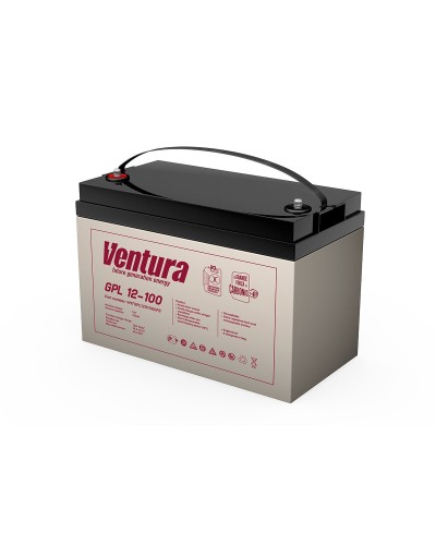 Ventura GPL 12-100. Аккумулятор герметичный свинцово-кислотный. Ventura в Смоленске