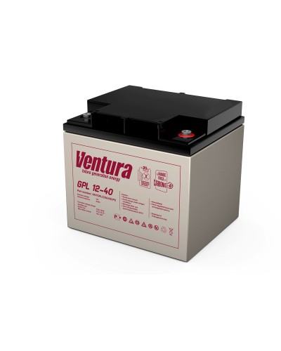 Ventura GPL 12-40. Аккумулятор герметичный свинцово-кислотный. Ventura в Смоленске