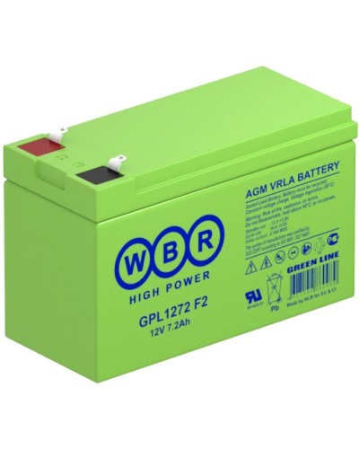 WBR GPL1272 F2. Аккумулятор герметичный свинцово-кислотный. WBR в Смоленске