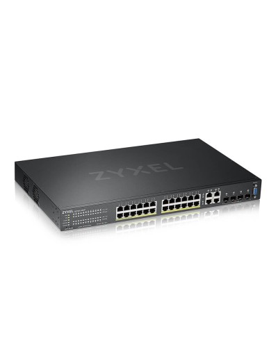 GS2220-28HP-EU0101F. Гибридный L2 коммутатор PoE+. ZYXEL в Смоленске