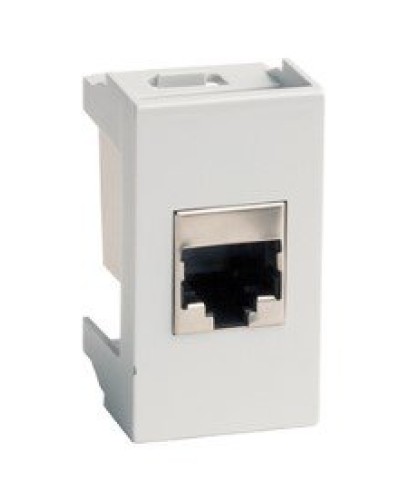 Розетка RJ-45 Viva 1 модуль серая (45138): Розетка компьютерная с одним разъёмом в Смоленске