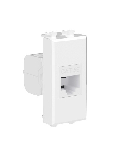 Розетка RJ-45 Avanti 1 модуль белое облако (4400661): Розетка компьютерная, без шторки модульная, кат.5е в Смоленске