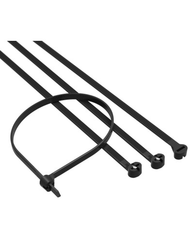 Хомут 2,5x100 P6.6, черный (100шт) (21303SR): Хомут с двойным замком в Смоленске