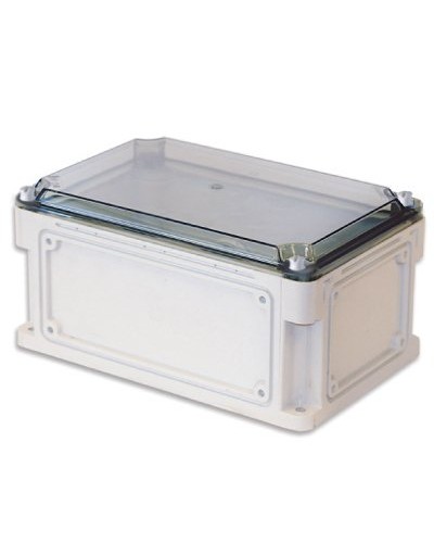 Корпус RAM box 300х150х160, высота крышки 35 мм, IP67 (531311). Корпус с фланцами и прозрачной крышкой, без монтажной платы. ДКС в Смоленске