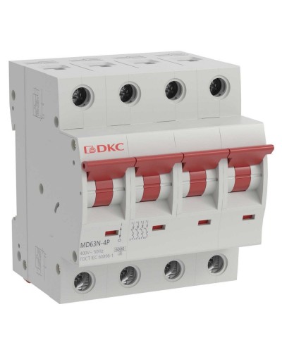 YON max MD63N 4P 16А 6кА C (MD63N-4PC16). Автоматический выключатель. ДКС в Смоленске