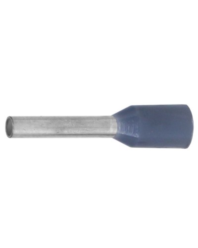 Наконечник-гильза НШВИ 0.75-06, серый (100 шт) (IF0.75-06GR). Наконечник-гильза с изолированным фланцем. ДКС в Смоленске
