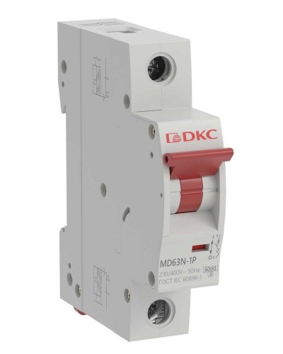 YON max MD63N 1P 20А 6кА C (MD63N-1PC20). Автоматический выключатель. ДКС в Смоленске