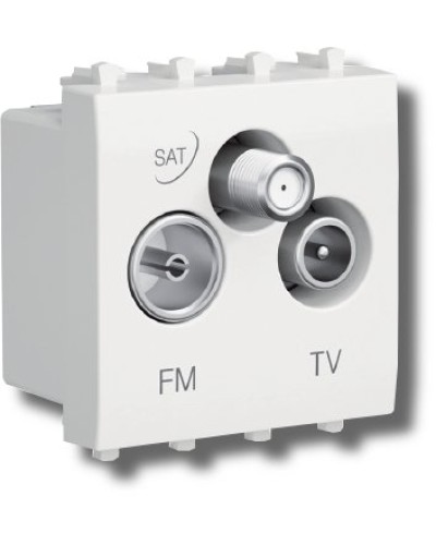 Розетка TV-FM-SAT Avanti 1 модуль ванильная дымка (4405532): Розетка TV-FM-SAT в Смоленске