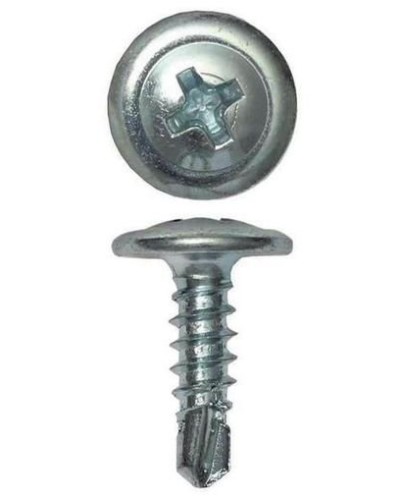 Саморез с пресс-шайбой 4.2х13 со сверлом (200 шт) (CM274013). Саморез с пресс-шайбой. ДКС в Смоленске