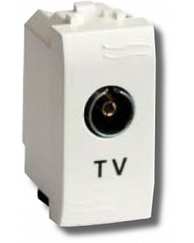 Розетка TV Brava универсальная 1 модуль слоновая кость (75721S): Розетка TV в Смоленске