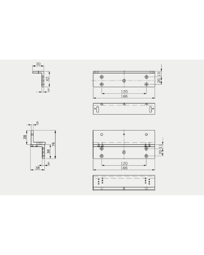 L+Z кронштейн для EMC 1200 ALH. L+Z кронштейн для EMC 1200 ALH. dormakaba в Смоленске