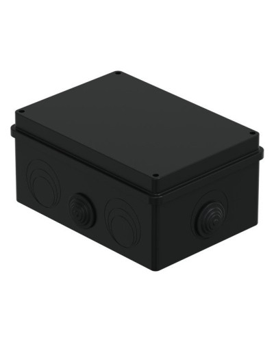 Коробка JBS210 210х150х100, 8 вых., IP55, черная (44016BL-1). Коробка монтажная. Экопласт в Смоленске