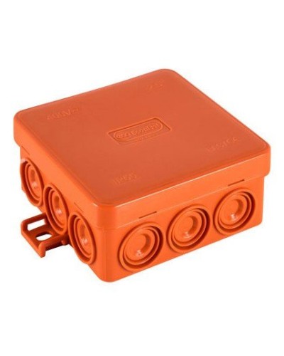Коробка JBL085 85х85х38, 12 вых., 6P (0,15...2,5мм²) (43255HF): Коробка монтажная, огнестойкая, без галогена в Смоленске
