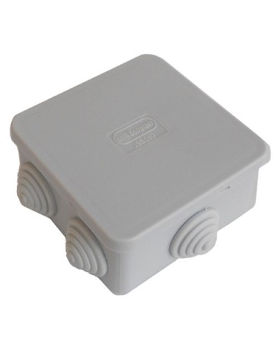 Коробка JBS080 85х85х40, 6 вых, IP44, серая (44006). Коробка монтажная. Экопласт в Смоленске
