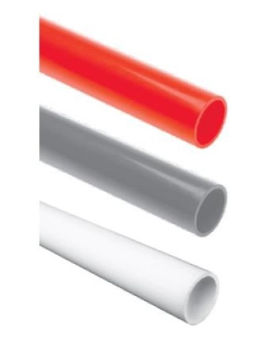 Ecoplast труба ПВХ гладкая, для аспирационной системы, D25, красная (33025-RD). Труба для аспирационной системы. Экопласт в Смоленске