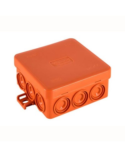 Коробка JBL085 85х85х38, 12 вых., 2P (1,5-10мм²) (43715HF): Коробка монтажная, огнестойкая, без галогена в Смоленске
