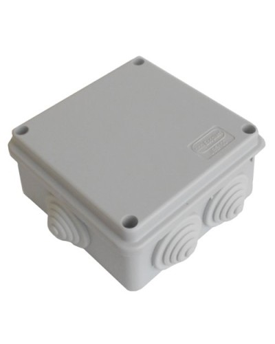 Коробка JBS100 100х100х55, 6 вых., 6P (1,5…4мм²) серая (43117HF-GR). Коробка монтажная, огнестойкая, без галогена. Экопласт в Смоленске