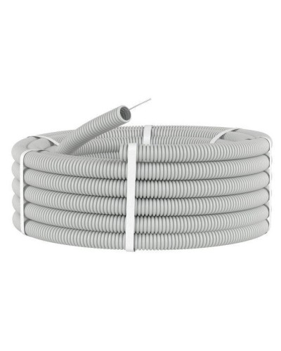 Труба HFFR тяжелая D50, серая (21150HF-GR): Труба гофрированная, с зондом, не распространяющая горение, без галогена в Смоленске