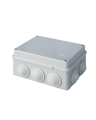 Коробка JBS150 150х110х70, 10 вых., IP55, серая (44009). Коробка монтажная. Экопласт в Смоленске