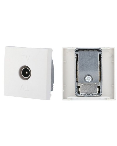 Розетка TV оконечная, белый LK45 (852104). Розетка TV. Экопласт в Смоленске