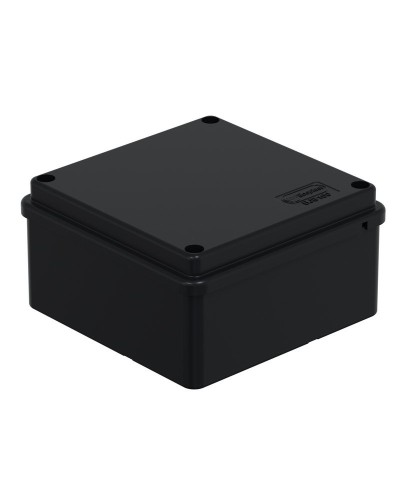 Коробка BJB/JBS100 100х100х55, IP56, черная (44057BL-1). Коробка монтажная. Экопласт в Смоленске