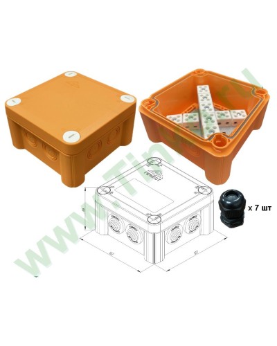 КМ-О-1212(П)(18к)-IP66(П6-12): Коробка монтажная огнестойкая в Смоленске