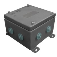 КМ-А-1515 IP55 нержавеющая сталь со смотровым окном. Коробка монтажная распределительная. Гефест