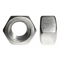 Гайка шестигранная нержавеющая (А2) M10 (DIN 934) (200 шт) (PR08.7457). Гайка шестигранная нержавеющая (А2). Промрукав