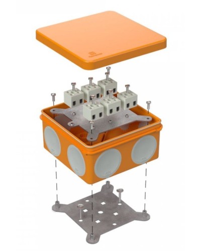 Коробка огнестойкая 60-0300-FR2.5-12 Е15-Е120 100х100х50. Коробка огнестойкая для открытой установки. Промрукав в Смоленске