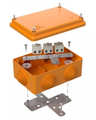 Коробка огнестойкая 120х80х50 (40-0340-FR2.5-6). Коробка огнестойкая для открытой установки. Промрукав в Смоленске