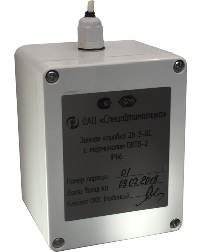 ZB-5-QC с DRTB-2 исп.02. Монтажная зонная коробка. Спецавтоматика, Москва в Смоленске