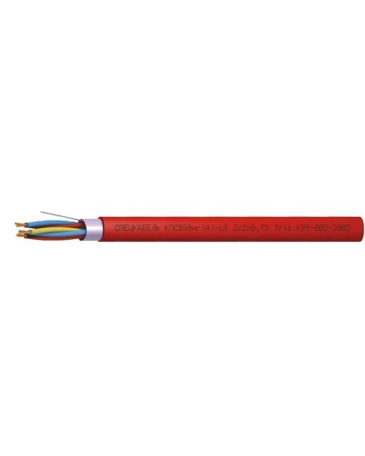 КПСВЭВнг(А)-LS 5х2х0,5 (Спецкабель). Кабель симметричный для систем сигнализации и управления, групповой прокладки, с пониженным дымо- и газовыделением. Спецкабель в Смоленске