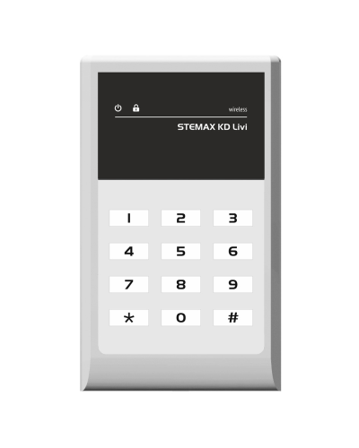 STEMAX KD Livi (серый). Беспроводная кнопочная кодовая панель. Стелс НПП в Смоленске