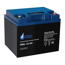 HML-12-40. Аккумулятор герметичный свинцово-кислотный. Связь инжиниринг