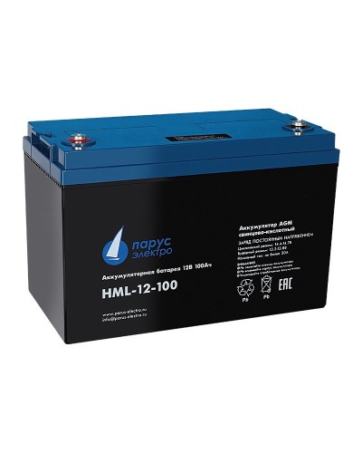 HML-12-100. Аккумулятор герметичный свинцово-кислотный. Связь инжиниринг в Смоленске